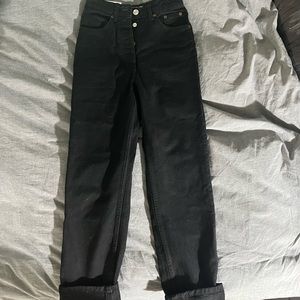 Zara straight leg black jean- BRAND NEW w/ Tags
